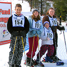 CSC Snow Challenge participants