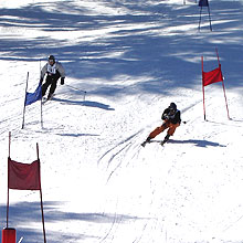 CSC Snow Challenge skiers