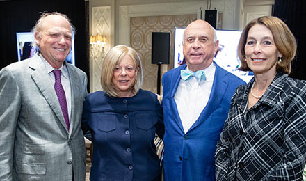 Arthur and Vicki Loring, Bruce Beal, and Laurie Glimcher, MD