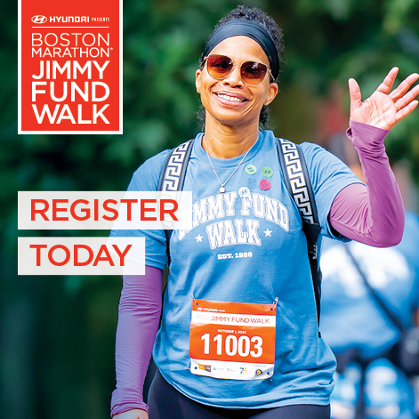 Boston Marathon Jimmy Fund Walk participant