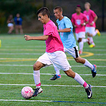 Kicks for Cancer soccer players
