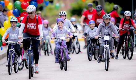 Pan-Mass Challenge Kids Ride participants