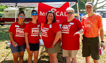 PMC medical volunteers