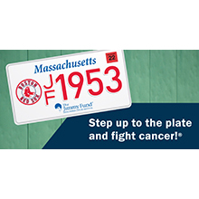 Boston Red Sox/Jimmy Fund License Plates