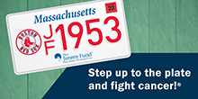 Boston Red Sox Jimmy Fund license plate